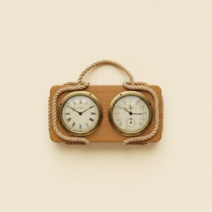 Cabin Clock & Barometer Set
