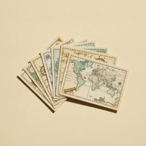 Vintage Chart Postcard Pack