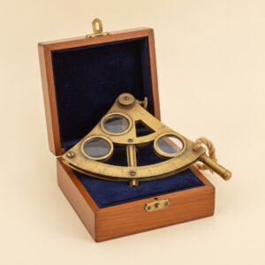 Pocket Sextant, Mahogany Case