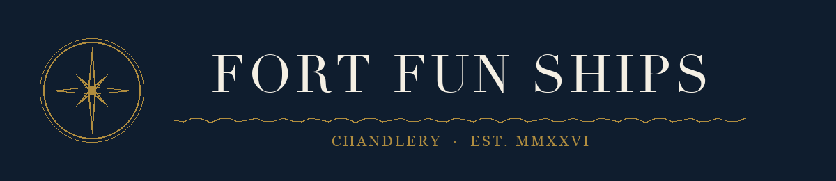 Fort Fun Ships chandlery wordmark